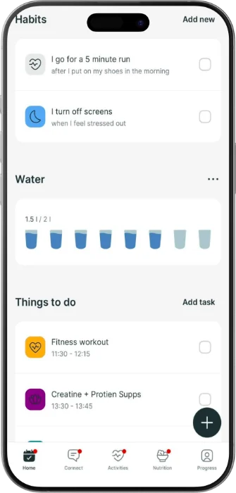 CENTRD app screen on iPhone